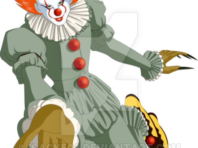 Clown Clipart Pennywise - Deviantart Pennywise (640x480), Png Download