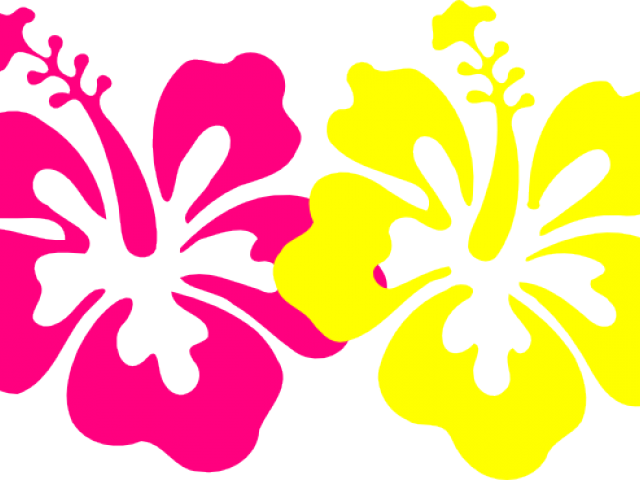 Hibiscus Clipart Yellow - Clip Art Hibiscus Clipart (640x480), Png Download