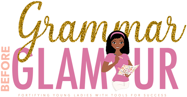 Grammar Before Glamour - Illustration (837x491), Png Download