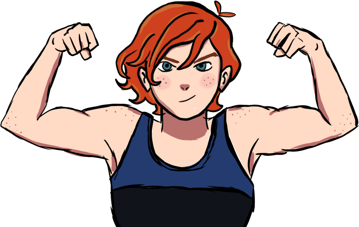 What's More Badass Than Flexing For Your Gf Reposting - Cartoon (1280x812), Png Download