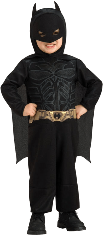 Toddler The Dark Knight Rises Batman Costume - Baby In Batman Costume (600x951), Png Download