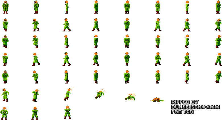 Pumpkin Head - Cartoon (794x447), Png Download