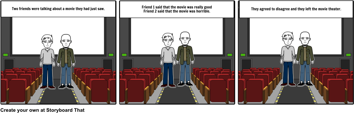 Third Person Objective - Third Person Between Two Friends (1164x385), Png Download