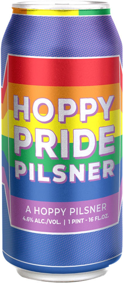 Hoppy Pride - Caffeinated Drink (885x1300), Png Download