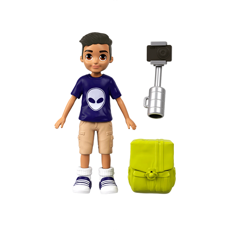 Polly Pocket™ Selfie Stick Nicolas Product Image - Polly Pocket Boy Doll (788x788), Png Download