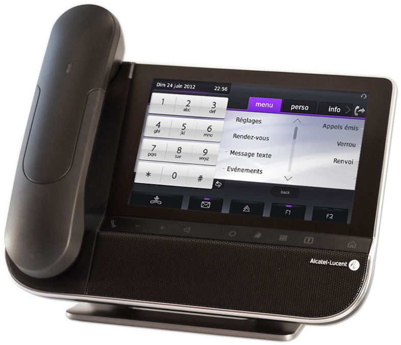 Alcatel Business Phone Systems - Open Sip Phone Alcatel (860x743), Png Download
