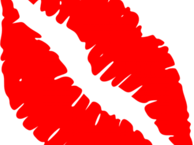 Lipstick Clipart Hershey Kiss - Lips Clip Art (640x480), Png Download