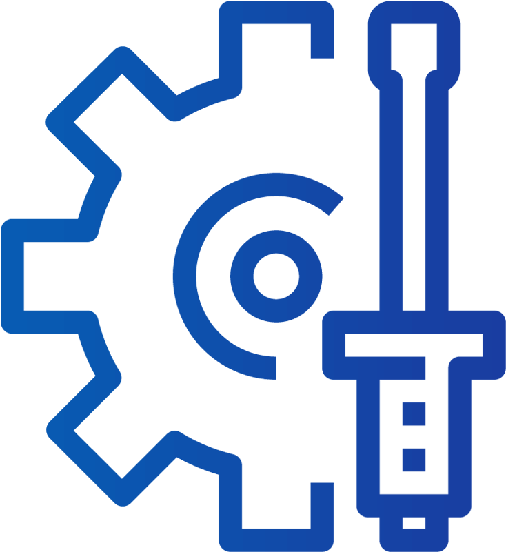 Production - Cog Icon (800x800), Png Download