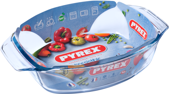 Pyrex Irresistible Oval Roaster 30x21cm - Food (1024x683), Png Download