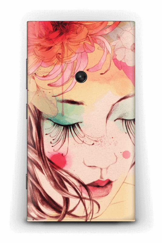 Blushing Girl Skin Nokia Lumia - Rosas Para Emilia Virginia Camacho (534x800), Png Download