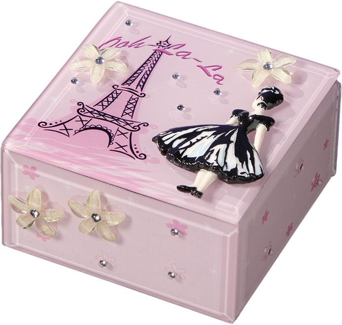 "ooh La La" Glass Music Box (1024x1024), Png Download