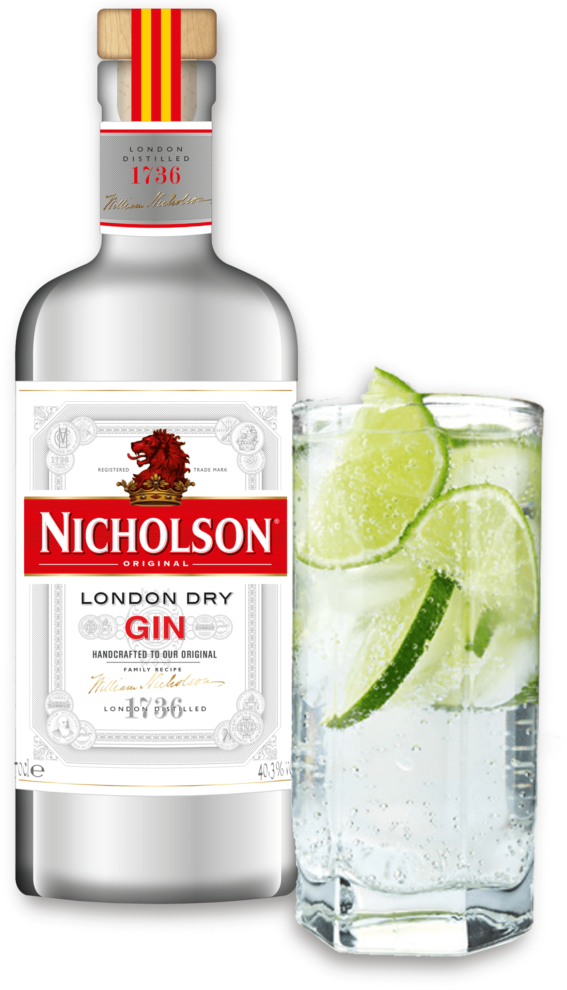 Gin-bottle - Vodka Tonic (1170x2040), Png Download