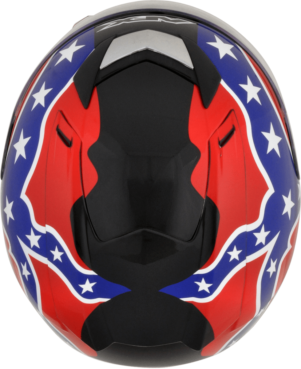 Rebel Flag Motorcycle Helmet - Motorcycle Helmet (979x1200), Png Download