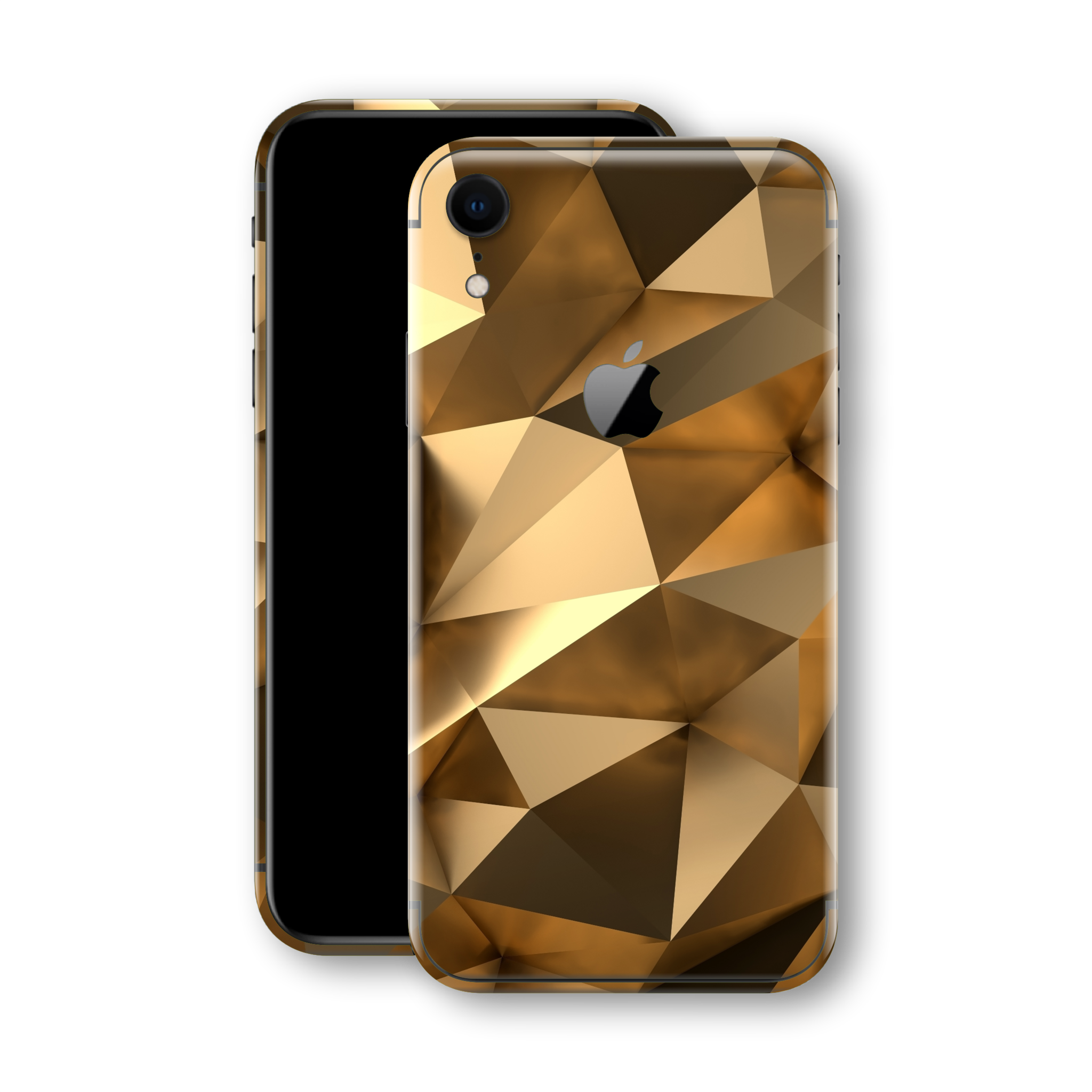 Iphone Xr Print Custom Signature Gold Mirror Skin Wrap - Smartphone (2048x2048), Png Download
