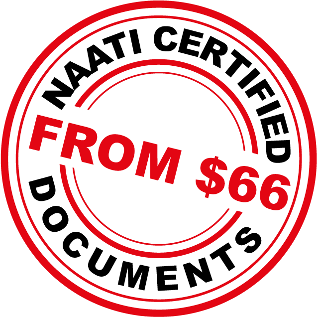 Naati* Certified Translations For Personal Documents (706x733), Png Download