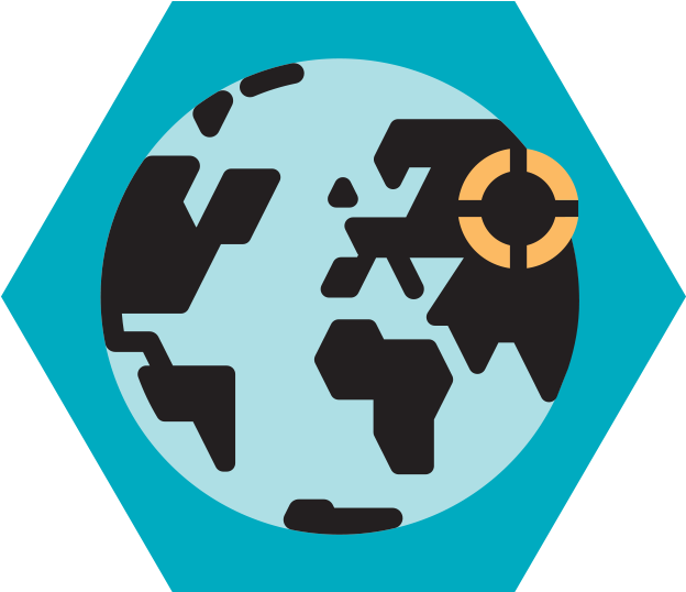 Earth Logo Artwork Branding Icons Modern Iconography - Circle (800x600), Png Download