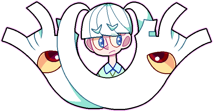 [original] Rocking Pigtails - Cartoon (730x431), Png Download