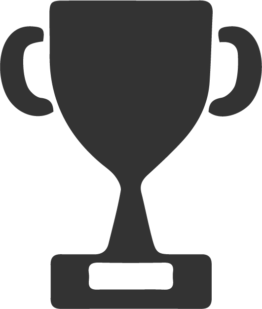 Ganar Ganar - Trophy Clip Art Black And White (531x626), Png Download
