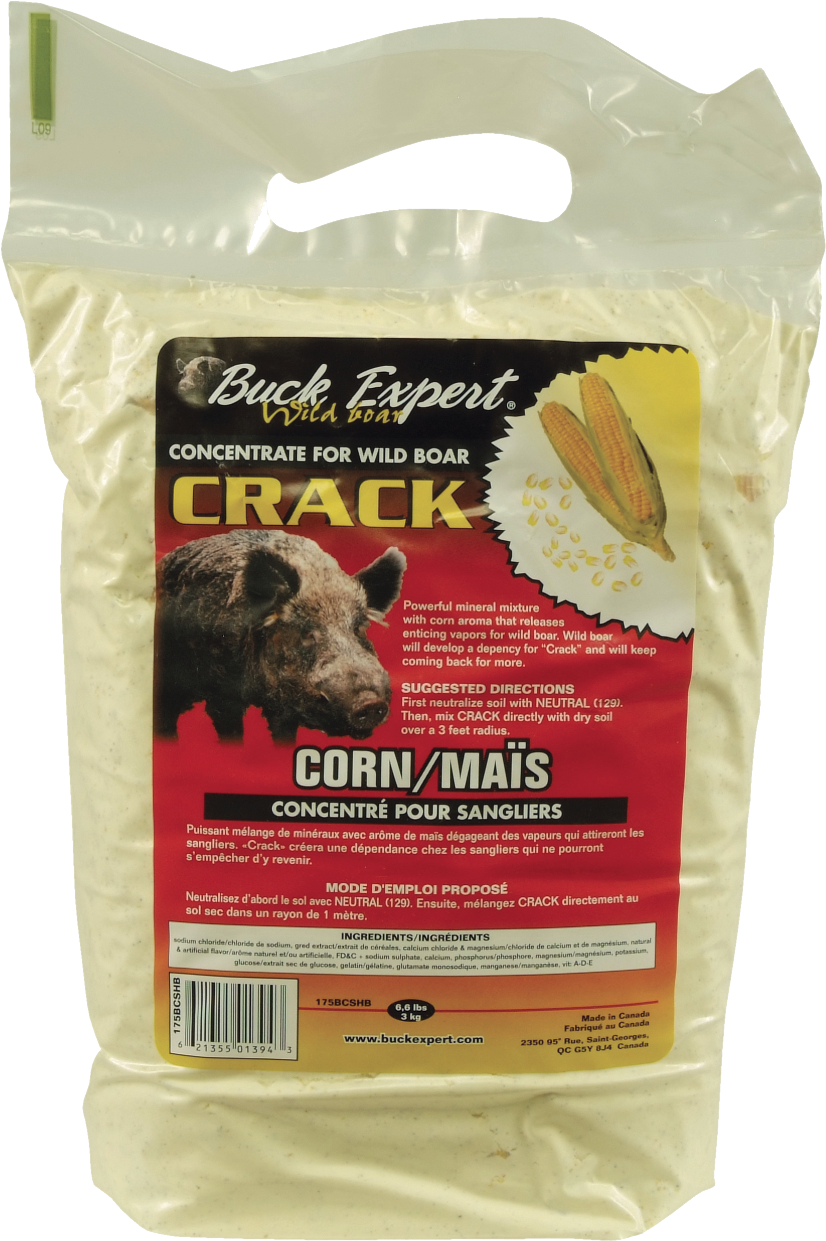 Crack Corn Wild Boar - Buck Expert (1771x2616), Png Download