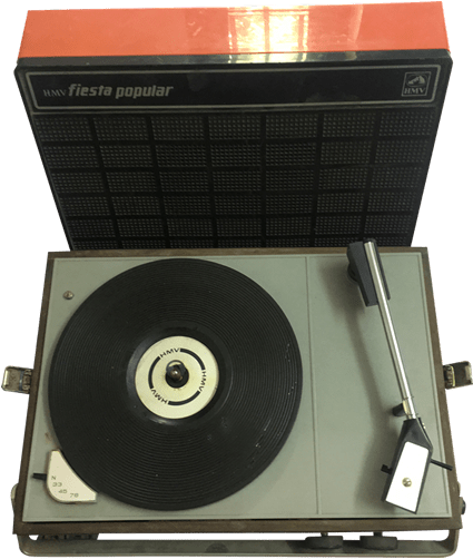 Hmv Fiesta Popular Vintage Record Player From 1970s - Old Record Player India (700x700), Png Download