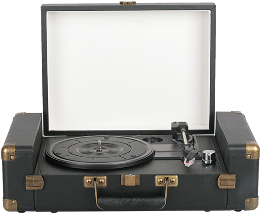 New Design Best Old Phonograph Vinyl Record Turntable - Hand Luggage (750x500), Png Download
