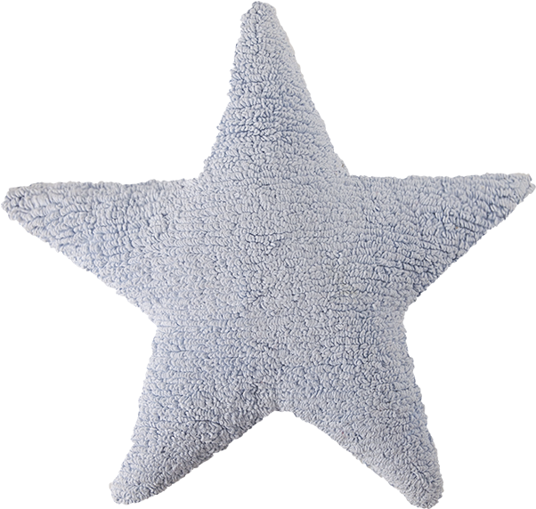 Cojín Estrella Azul De Lorena Canals - Cojin Forma Estrella Medidas (900x600), Png Download