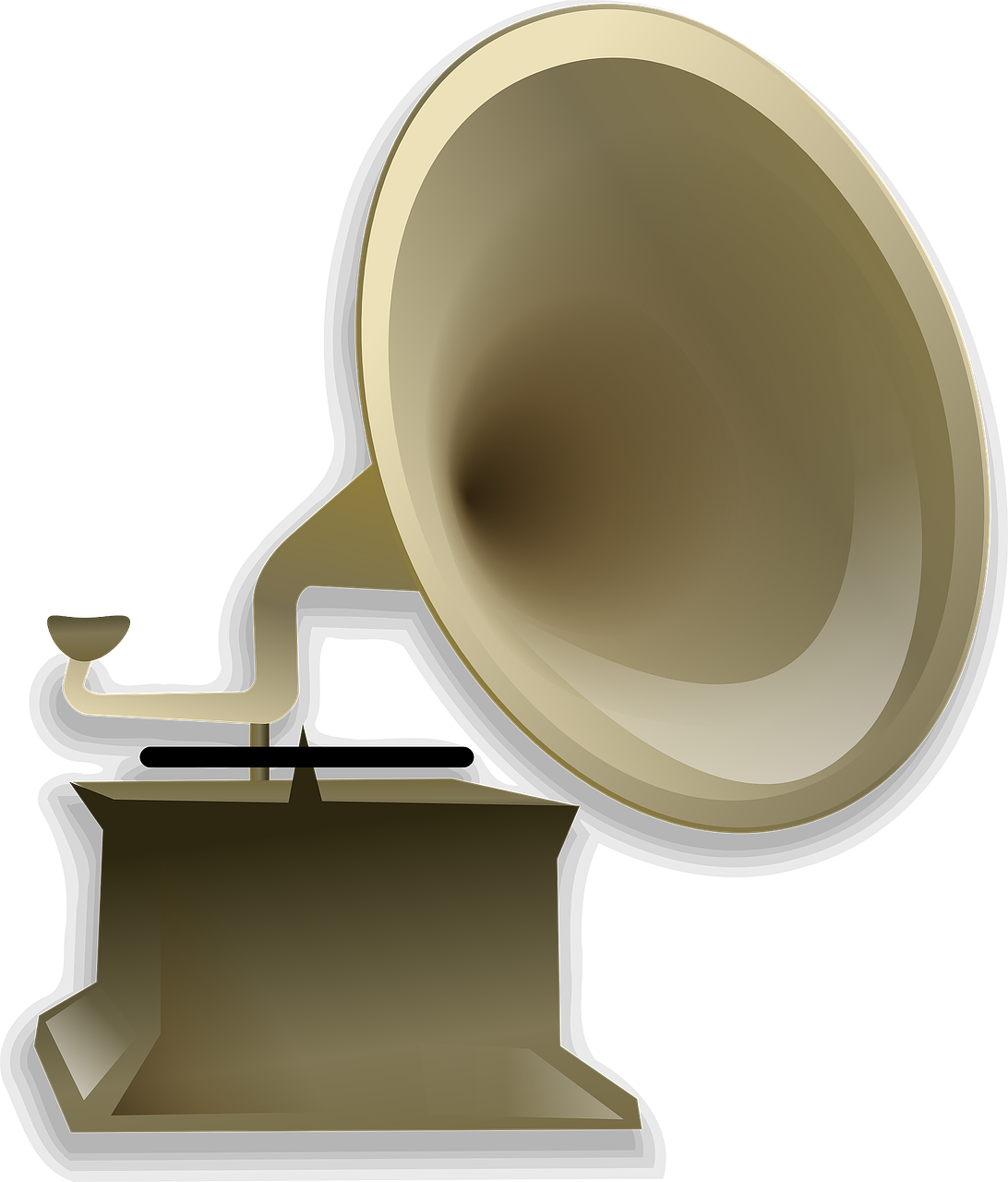 Gramophone Vector (1092x1280), Png Download