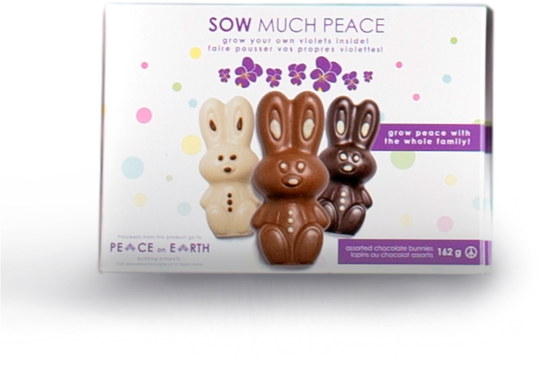Easter Bunnies Triple Bunny Box (1200x1200), Png Download