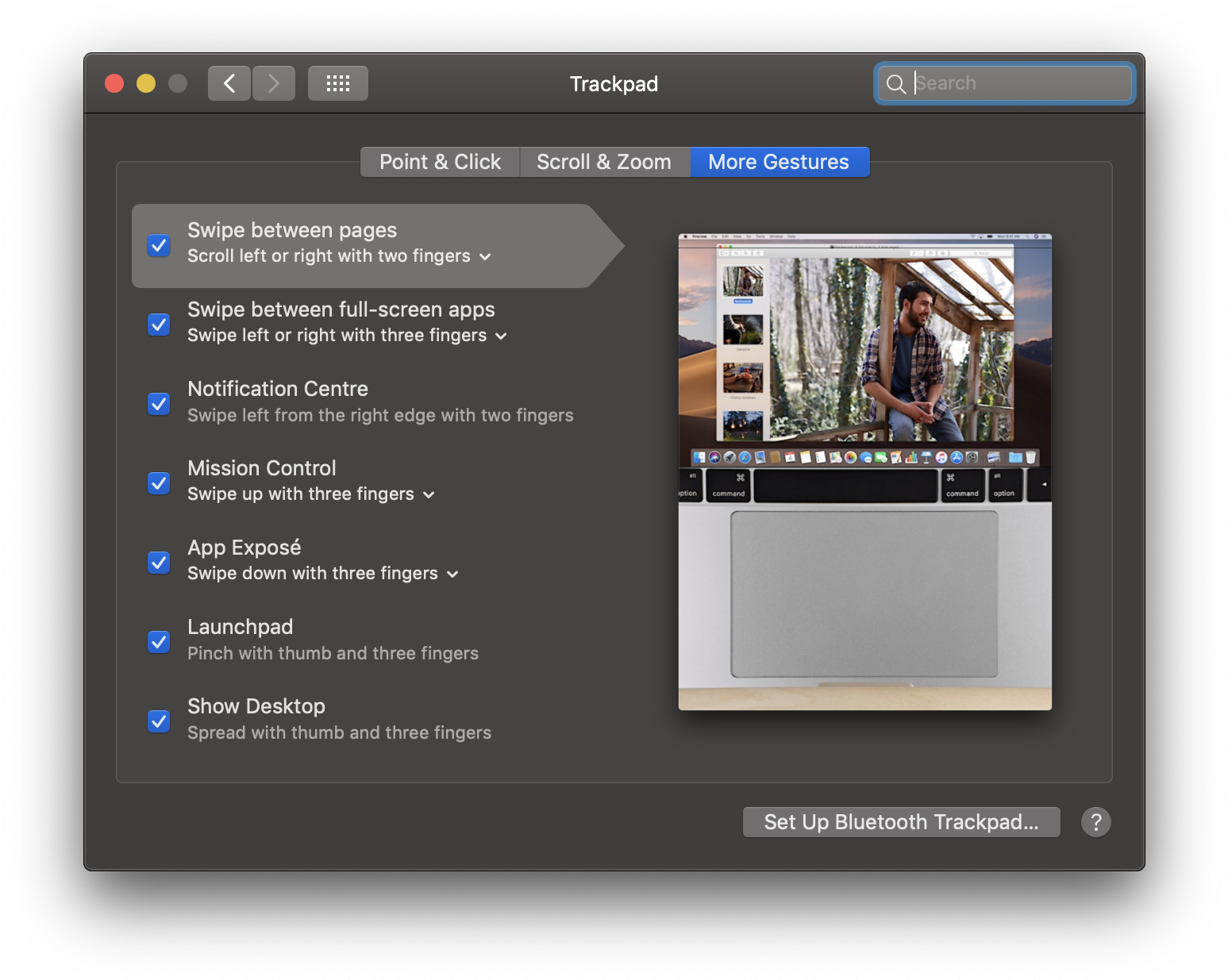 Mojave Scroll Left/right Not Working Properly For Native (1560x1254), Png Download