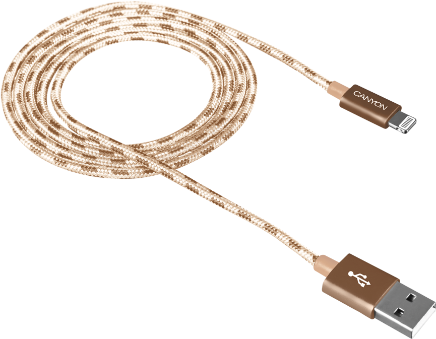 Usb Cable For Iphone - Electrical Cable (1280x1280), Png Download