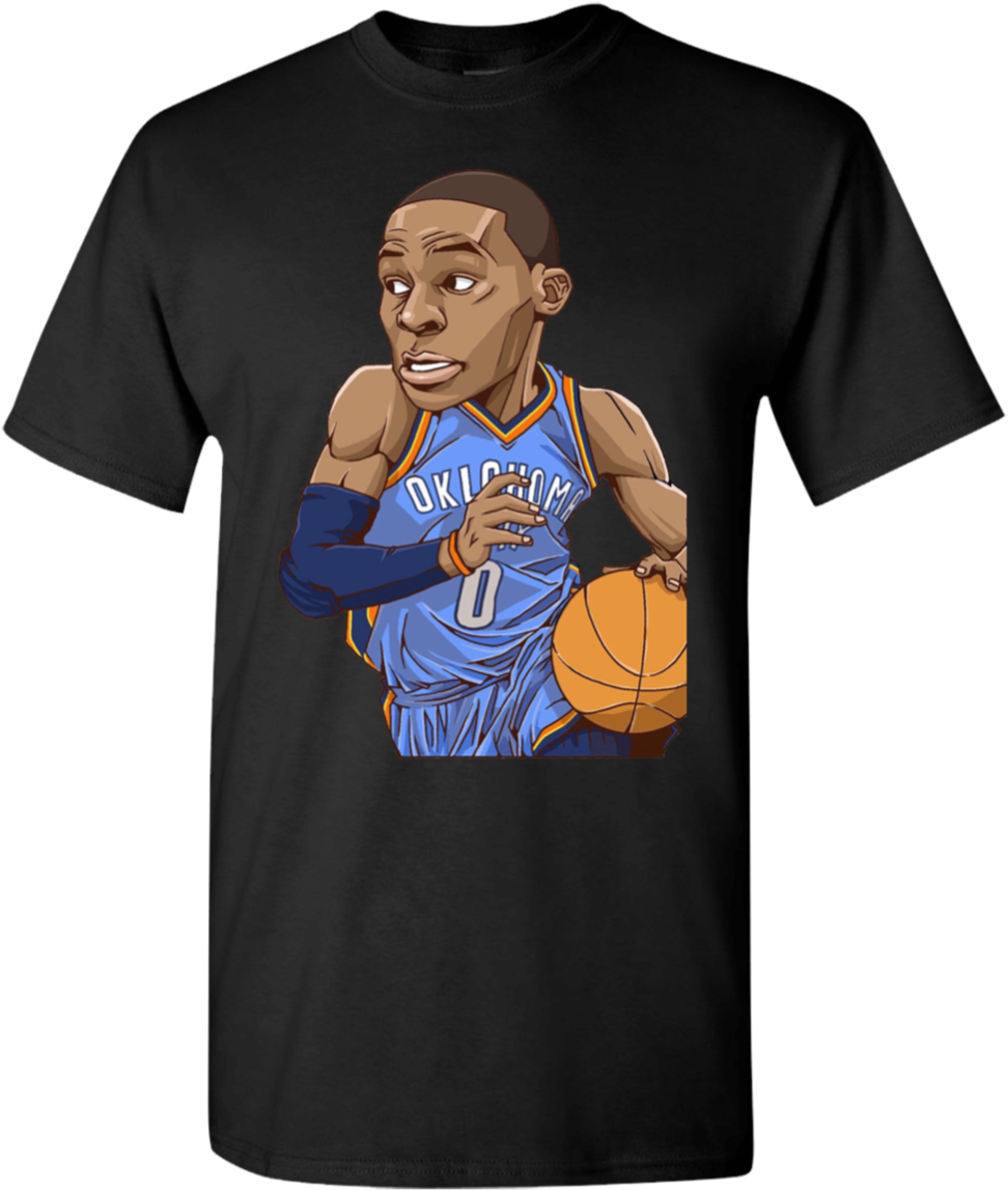 Russell Westbrook T Shirt - Shirt (1155x1155), Png Download
