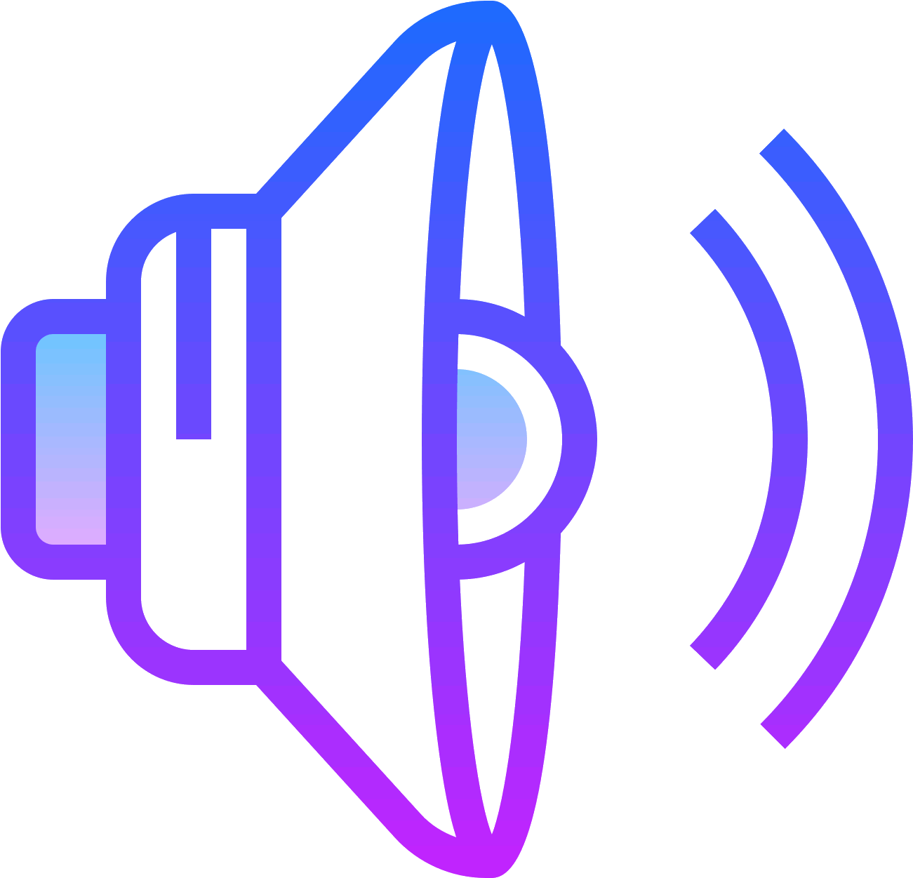 The Main Part Of The Logo Is Made Of Two Connected - Volume Icon (1600x1600), Png Download