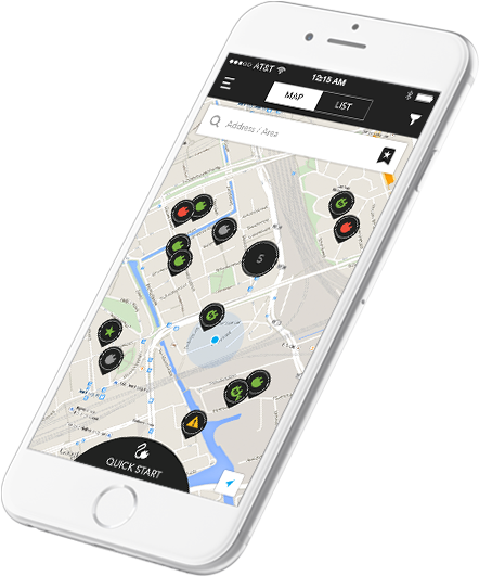 E-car Charger App - Iphone (1000x550), Png Download