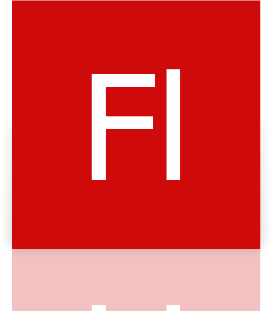 Adobe, Flash, Mirror Icon - Colorfulness (640x640), Png Download