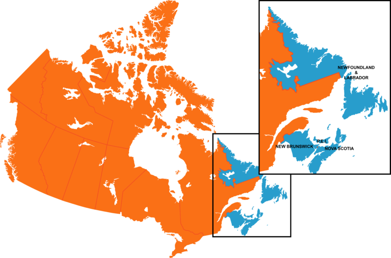 Canada Map High Resolution (800x529), Png Download