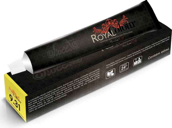 Coloração Sweet Hair Royal Colour - Tinta Sweet (730x542), Png Download