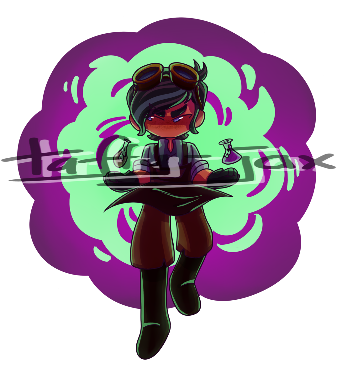 Mad Scientist,, Buy A Sticker On My Redbubble Here - Graphic Design (1280x1280), Png Download