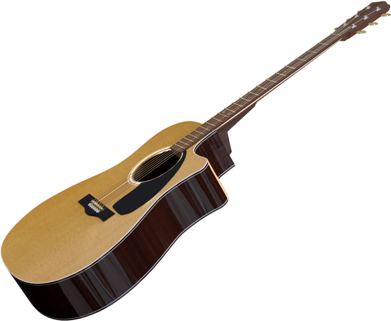 02 Guitar Backstage Thumbnail - Acoustic Guitar (1024x1024), Png Download