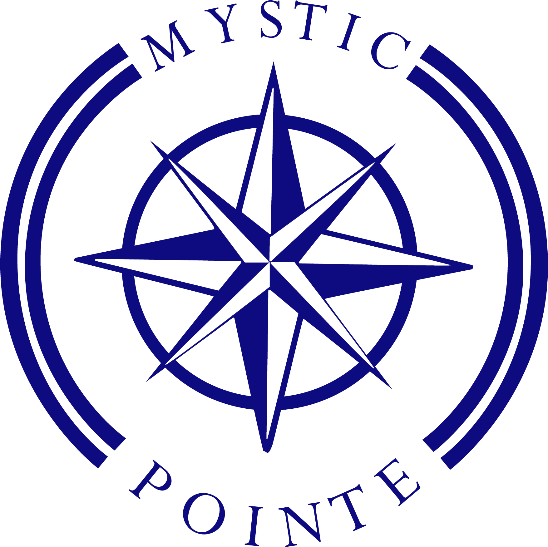 Mystic Pointe Logo - Royal Enfield Compass Stickers (1754x2292), Png Download