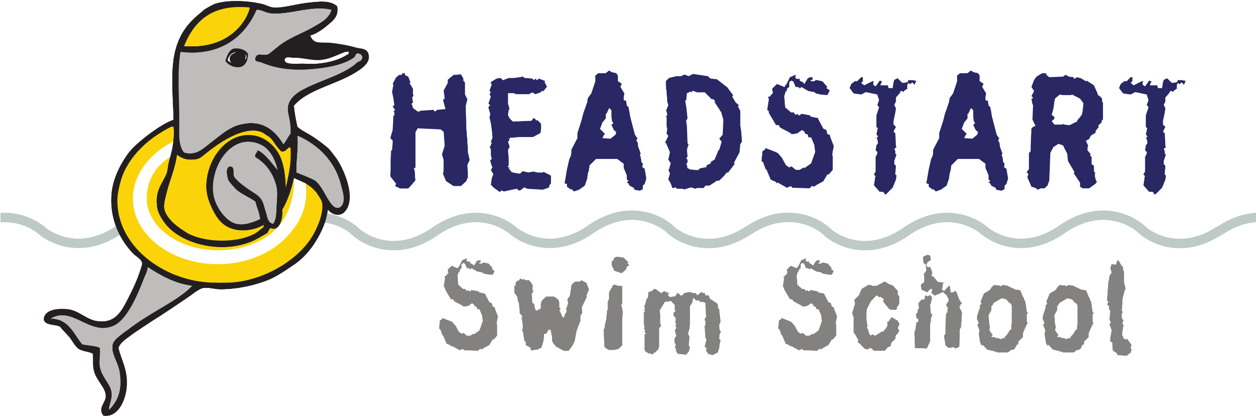 Headstart Logo Clear Grey - Deutsche Kinderkrebsstiftung (2520x940), Png Download
