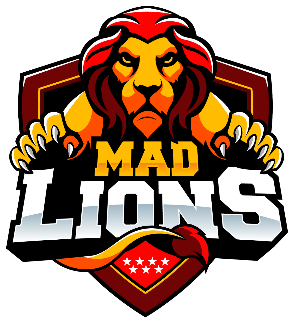 Mad Lions (700x700), Png Download