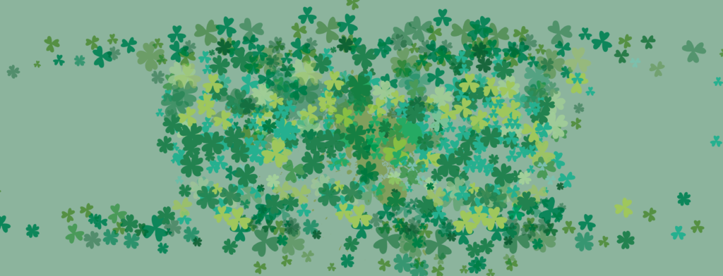 St Patricks Day - Floral Design (1024x392), Png Download