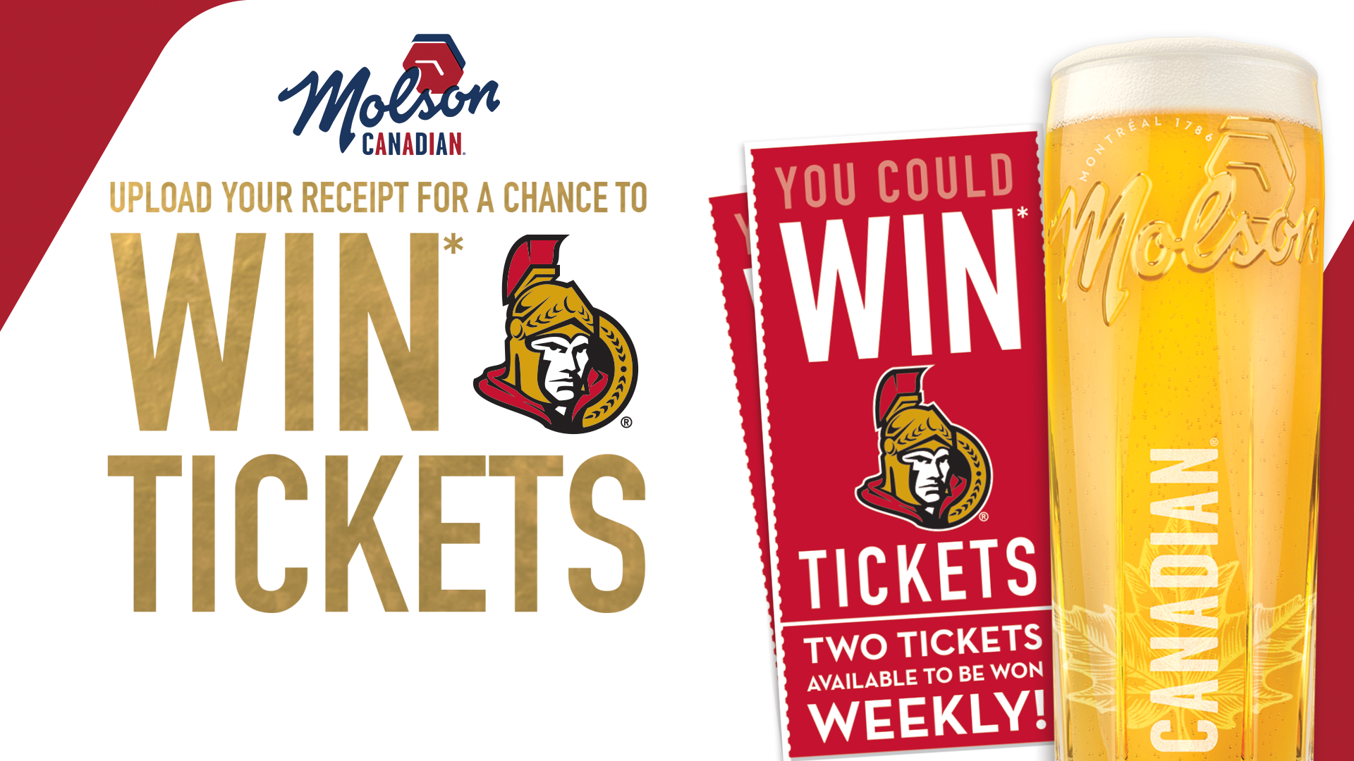 Contest Open To Residents Of Ontario Who Live Within - Ottawa Senators (1920x1080), Png Download