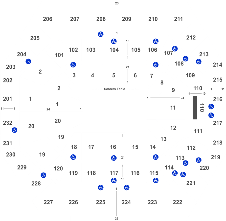 Indiana Pacers Vs Cleveland Cavaliers Tickets On 02/09/19 - Bankers Life Fieldhouse Row Section 11 Row 1a (1050x1020), Png Download