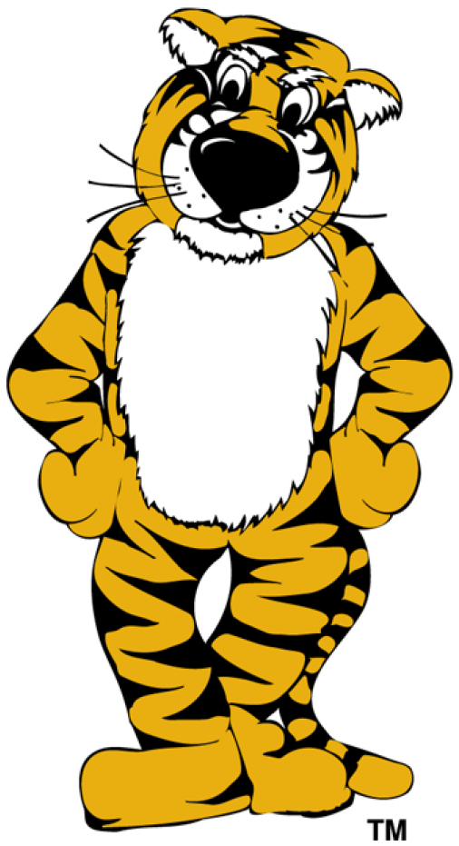 Missouri Tigers Iron On Stickers And Peel-off Decals - Truman The Tiger Mascot (750x930), Png Download