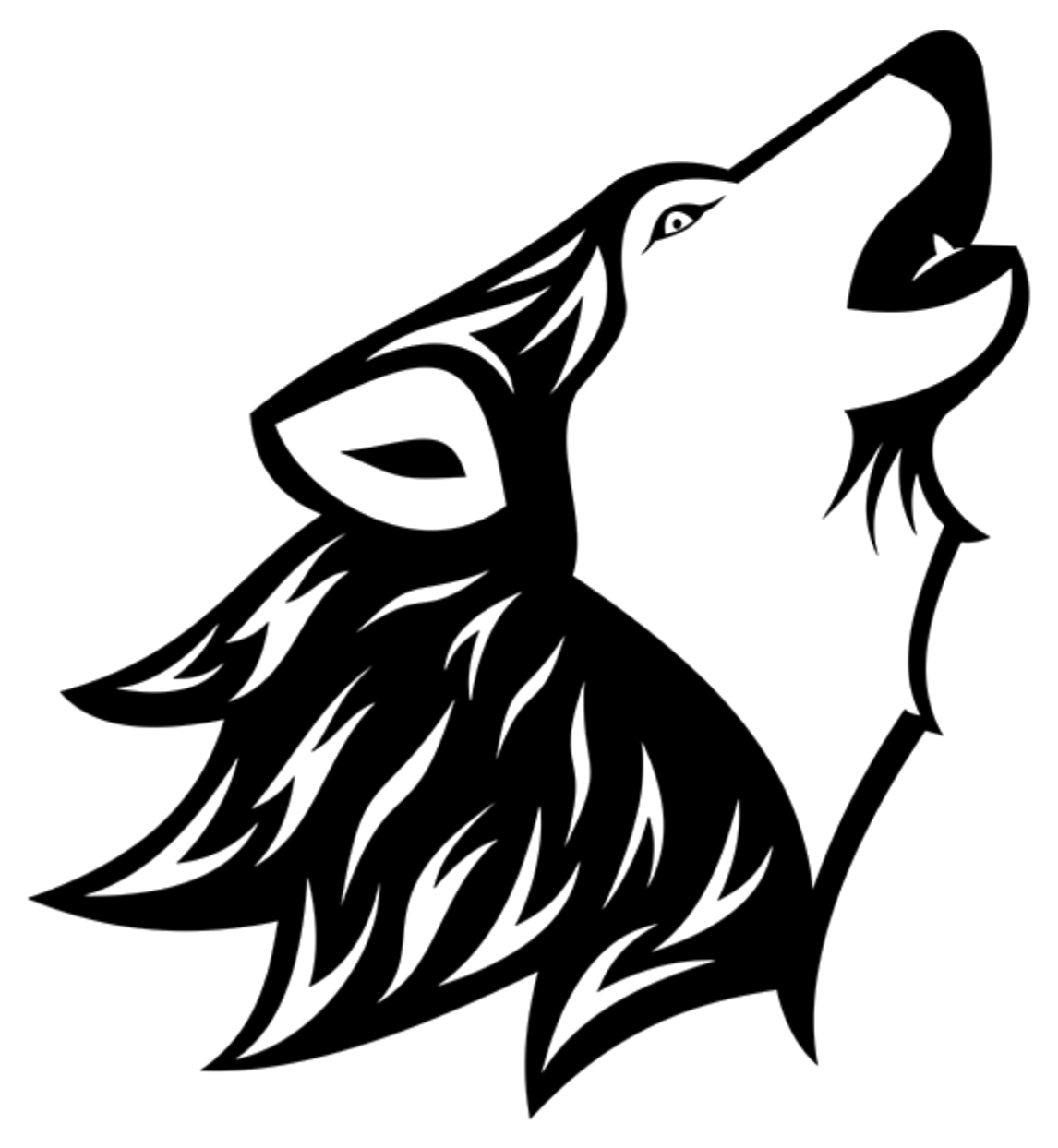 Wolf Head Png Image - Wolf Head Vector Png (1280x1280), Png Download