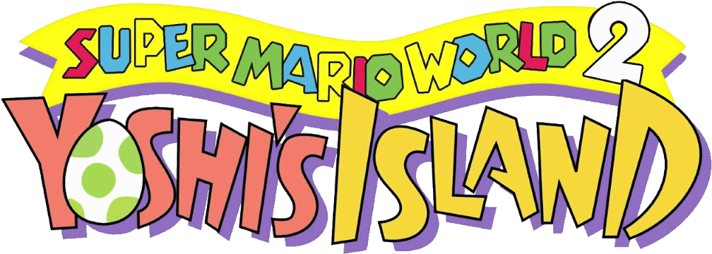 Super Mario World 2 Logo - Yoshi's Island (1024x361), Png Download