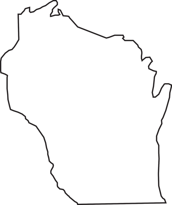 Wisconsin Png - Wisconsin Vector (604x720), Png Download