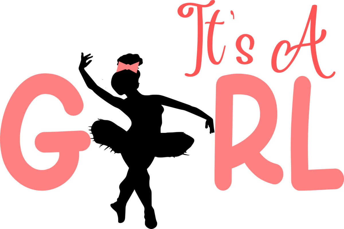 Its An African American Girl Gender Reveal Svg - Turn (1200x800), Png Download