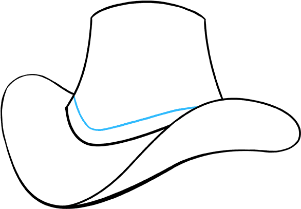 680 X 678 4 - Cowboy Hat Drawing (680x678), Png Download